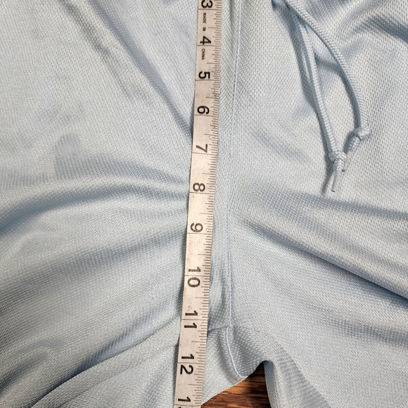 Adidas Women's Tri Striped Cropped Light Blue Drawstring Pants Size Large - Picture 10 of 10